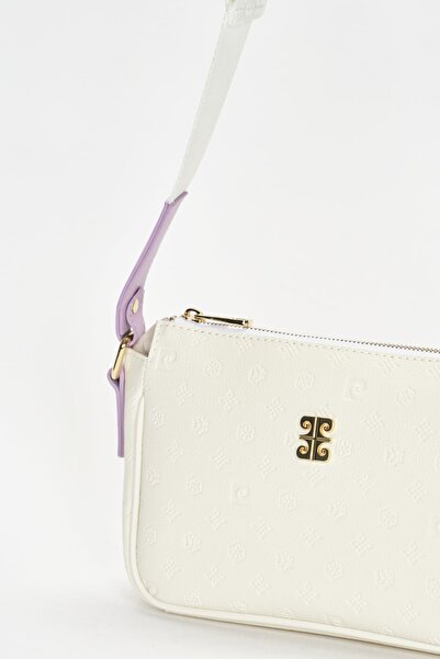 Pierre Cardin Floater Weiße Damen-Umhängetasche 05PO22Y1539