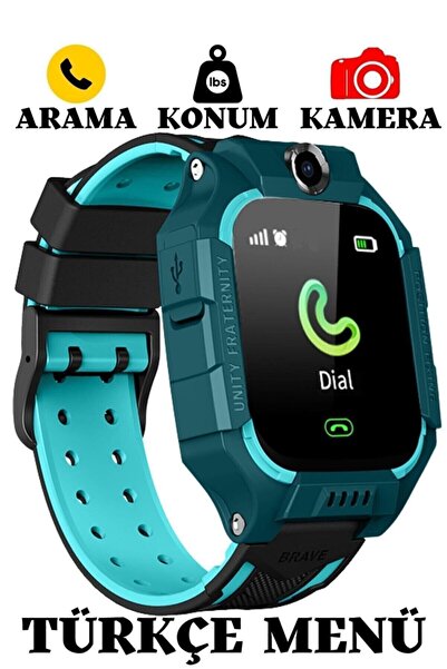 StarWomen Lbs Takipli Kameralı Sım Kartlı Akıllı Çocuk Saati-yeşil