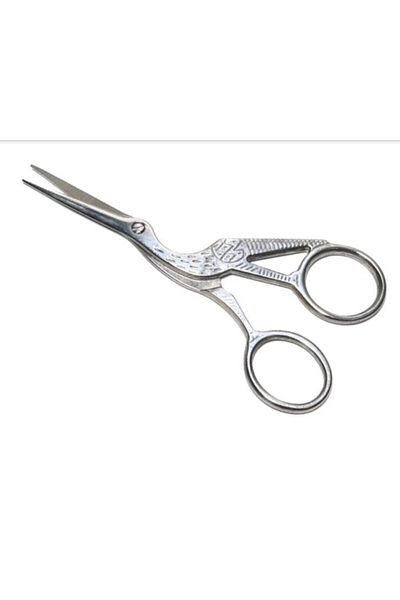 Yabalı Silver Color Swan Decorative Scissors