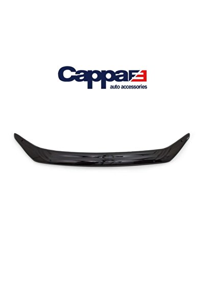 Cappafe Ford Ranger Ön Kaput Koruyucu Rüzgarlığı 4mm Akrilik (abs) Piano Black 2009-2011
