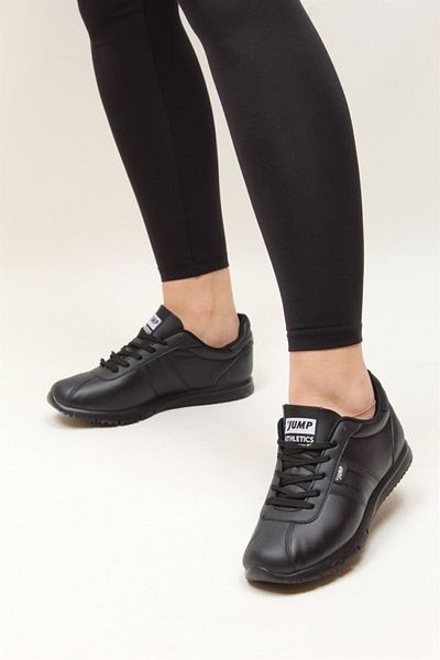 Jump 22211 Pantofi sport ortopedici negri pentru femei Pantofi sport