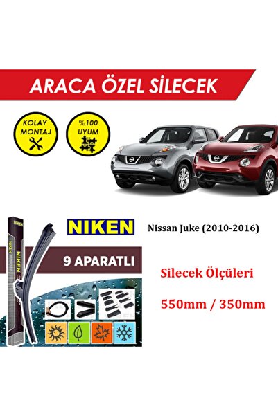 MeyZone Nissan Juke Ön Cam Silecek Takımı (2010-2016)
