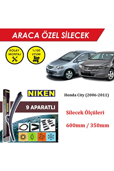 MeyZone Honda City Ön Cam Silecek Takımı (2006-2011)