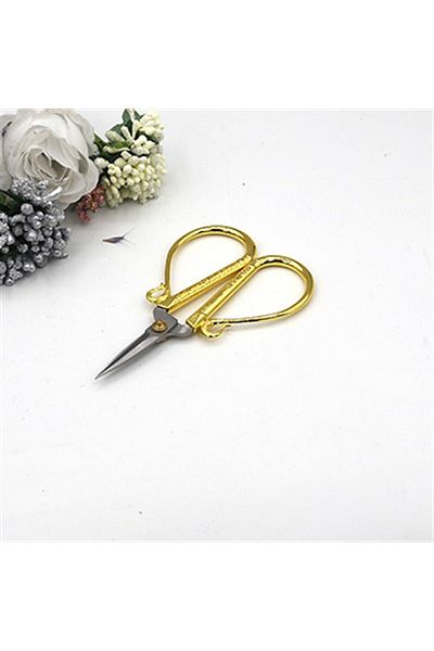 Fiona İstanbul Zamak Fiona Design Gold Promise Engagement Scissors