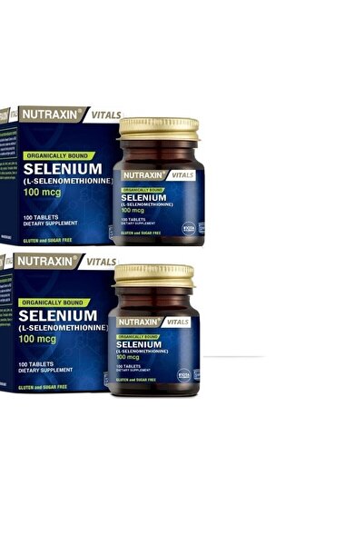 Nutraxin Takviye Edici Gıda Selenium 100 Mcg T100 Tablet X 2 Adet
