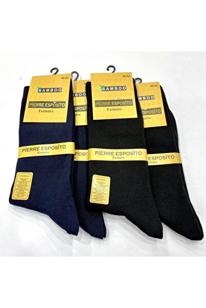 Pierre Esposito 4'lü Bambu 4 Mevsim Erkek Çorap