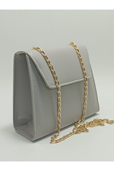 dizaynbag Women's Gray Chain Strap Bag