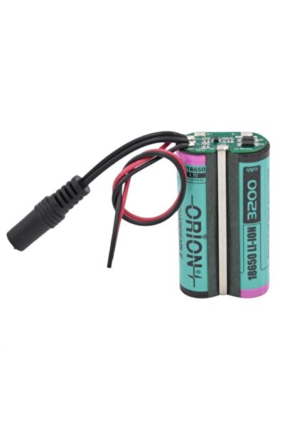 Orion 18650 7.4v 3200mah 2s Bms Devreli Li-ion Şarj Konnektörlü Pil