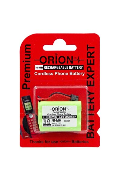 Orion Hhr-p102 3.6v 600mah Telsiz Telefon Pili
