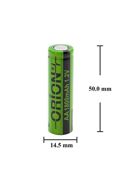 Orion 1.2v Ni-mh Aa 1800mah Şarj Edilebilir Kalem Pil
