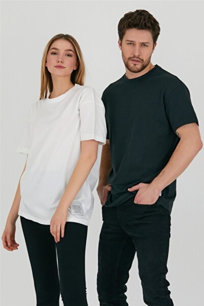 COOL TARZ White Unisex Relaxed Fit Tshirt-unovrtstr01s