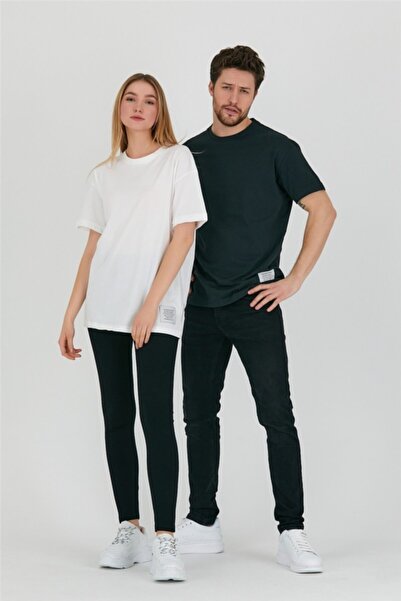 COOL TARZ White Unisex Relaxed Fit Tshirt-unovrtstr01s