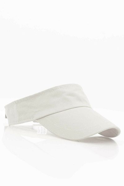 Oppacity Unisex Visor Hat - Cap - Visor - Tennis Cap White