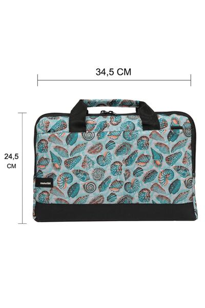 Moserini Patterned Macbook Laptop Bag with Shoulder Strap