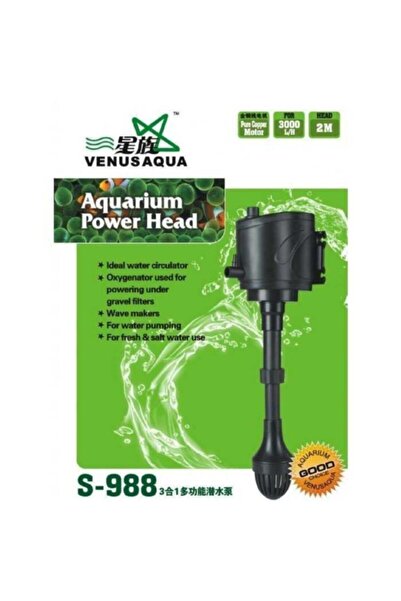 Venusaqua S-988 Akvaryum Kafa Motoru