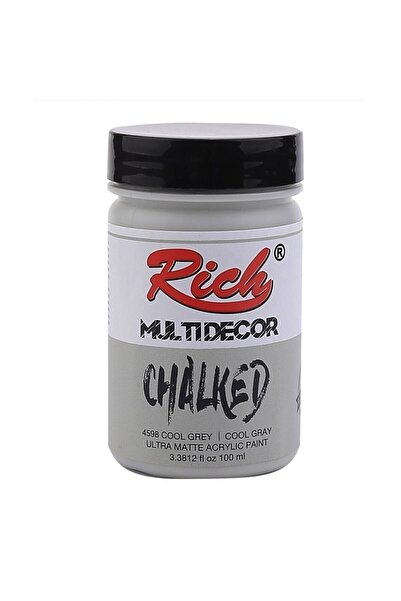 Rich Multi Decor Chalked 100ml - Cool Grey 4598