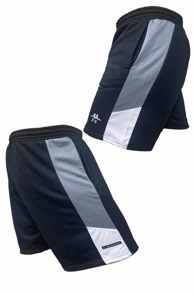 Fs Men's Black Casual Sports Running Training Fitness Shorts