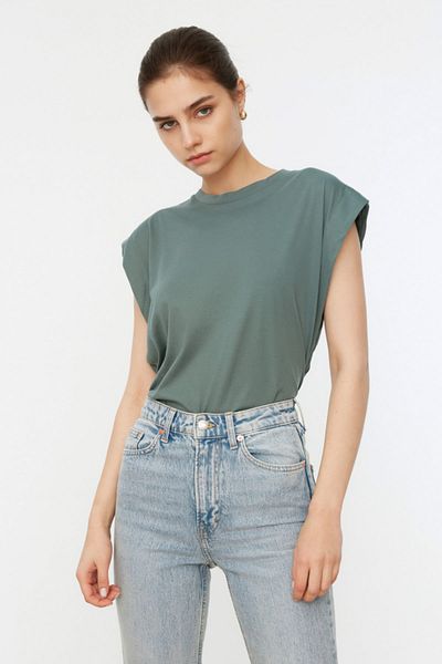 Trendyol Collection T-Shirt - Grün - Regular Fit