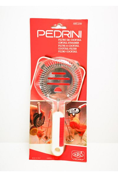 Pedrini Stainless Steel Cocktail Bar Strainer with Plastic Handle Christmas Gift
