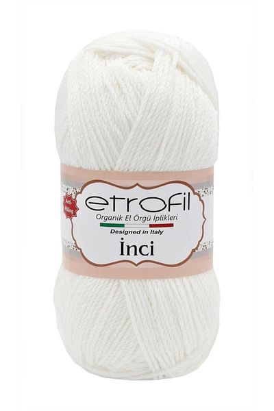 Etrofil Πλεκτά νήματα White Pearl - 100g/230m - 70171