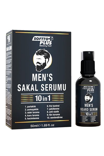 Softto Plus 10 In 1 Men's Beard Serum