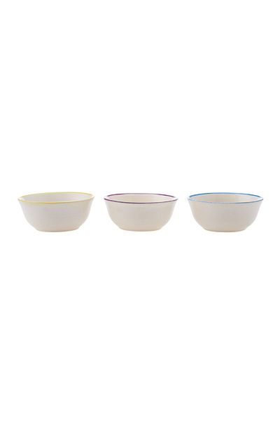 Emsan Aloha 3 Piece Round Snack Bowl Assortment