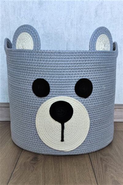 ELSE DESIGNE E&s Desıgne Büyük Boy Sepet, Çocuk Oyuncak Sepeti, Hayvan Sepet