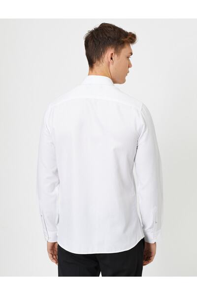 Koton Pánská bílá košile 0YAM69076VW