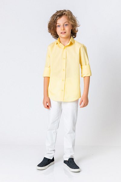 incity Boy's Yellow Shirt