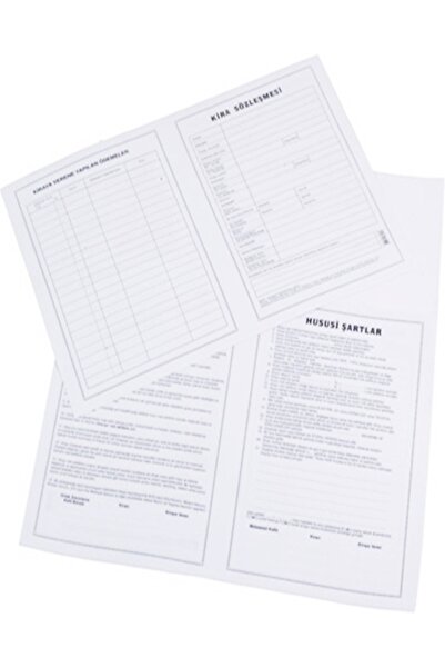 mcolor Kira Kontratı 10 Lu Paket