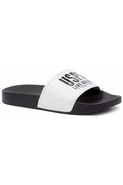 U.S. Polo Assn. 22Ygusty White Men's Slippers Sandals