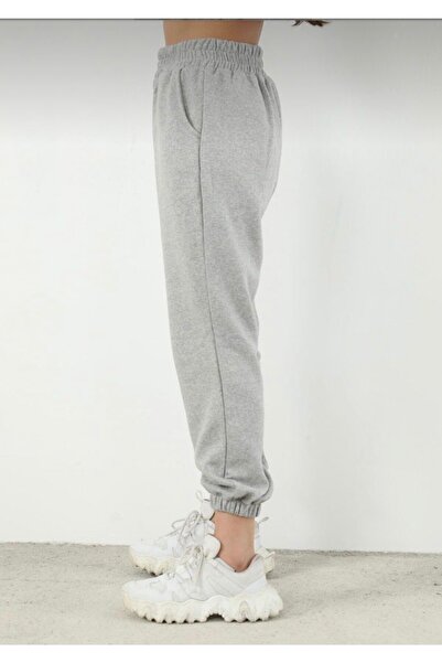 AFROGİYİM Gray Straight Cut Jogger