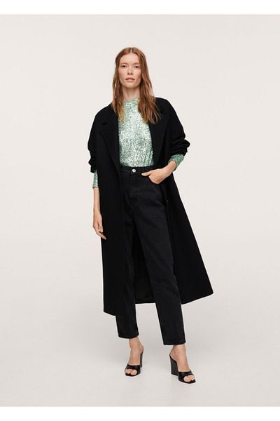 MANGO Woman Langarm-T-Shirt mit Pailletten