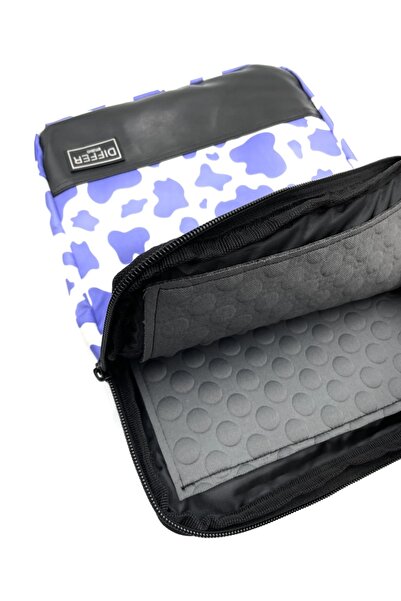 Differ Studio 15.6'' Inch Lilac Cow Pattern Water Resistant Laptop/macbook/notebook/briefcase/bag