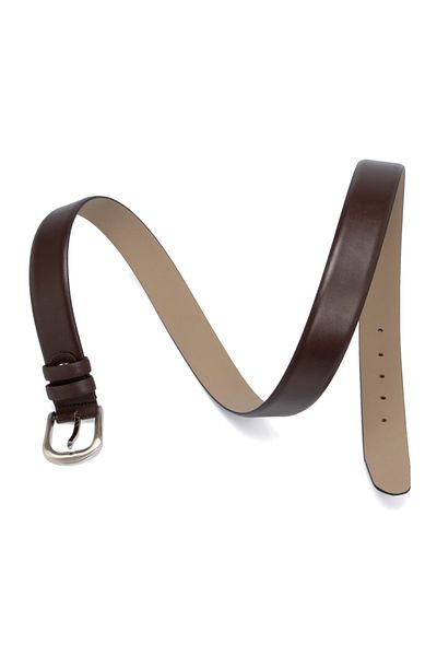Tergan Brown Leather Men's Belt 00341f78