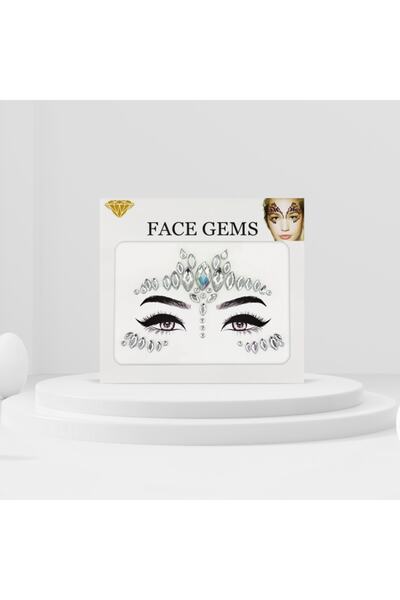 BP Tattoo Kendinden Yapışkanlı Parlak Kristal Yüz Taşı Face Sticker