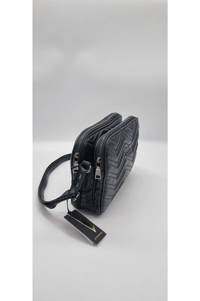 DSN Women's Black Alexa Quilted Bag
