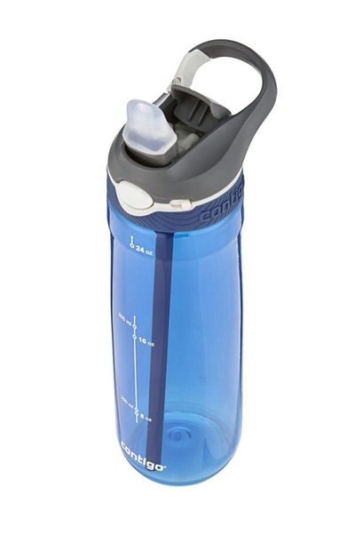 Contigo Ashland Single Hand Blue Water Bottle - 720ml Bass Inner Lock, Inner Dress -2191379