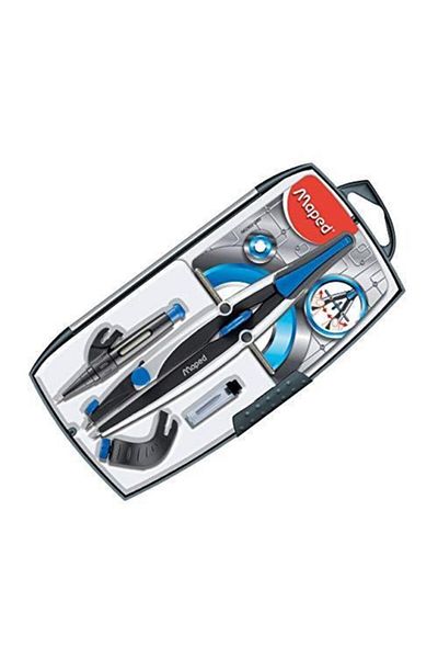 Maped 290310   Premium Office and Stationery Jib Set - Black Blue Transparent