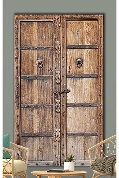 Voovart Dekoratif Panjurlu Pencere Kanvas Tablo - Pnj122