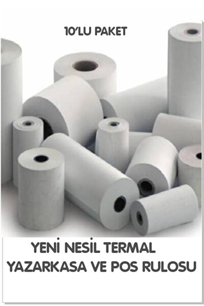 Laçiner 56x16 ± Termal Yazarkasa Pos Rulosu 10'lu Paket
