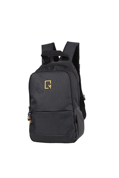 Bagacar Mega Model 1028 Black Men's Premium Backpack
