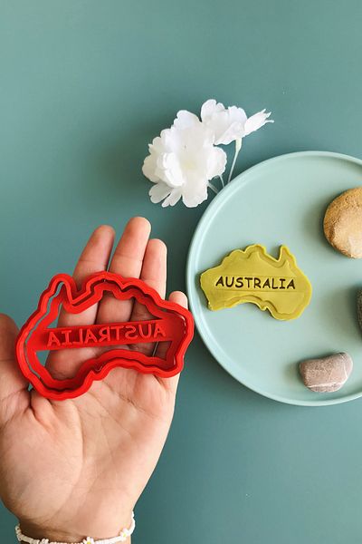 CESTOPİENO Australian Continent Cookie Mold