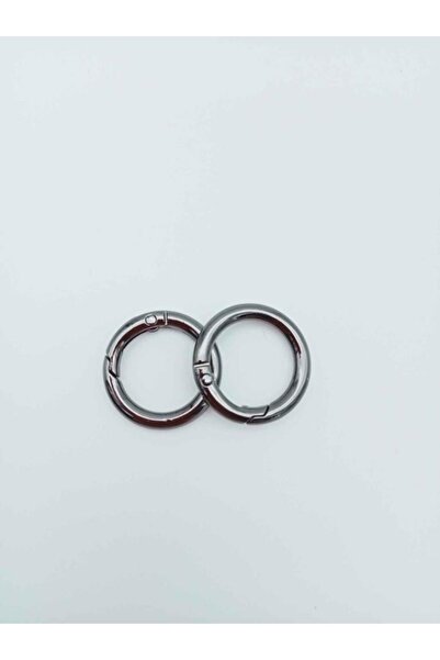 angel çanta aksesuar لون مدخن 2 سم حلقة زنبركية 2 قطعة