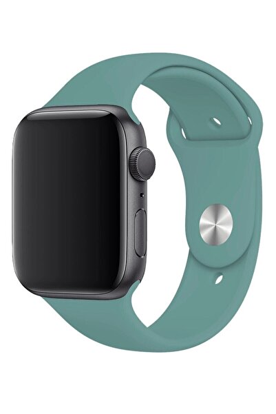 Mi7a Uyumlu Apple Watch Kordon 1 2 3 4 5 6 7 Se Seri 42 Mm/44 Mm/45mm Silikon...