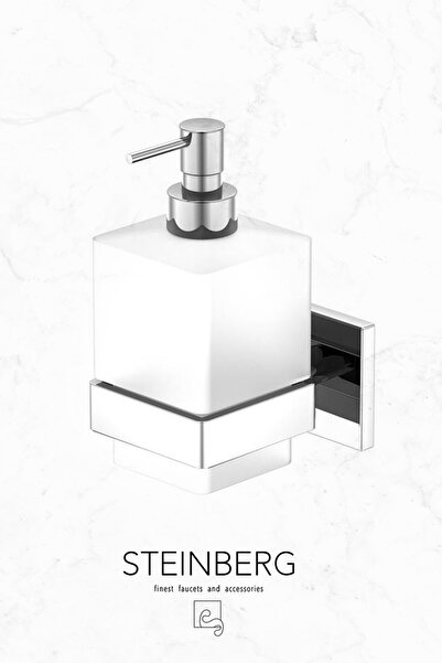 Steinberg Steınberg Asma Sıvı Sabunluk Chrome Buzlu Cam