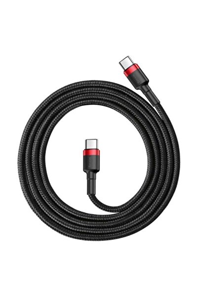 Baseus Cafule Type-C PD2.0 60W Flash Şarj Kablo 20V 3A 2M-Siyah