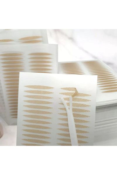 MOR SALKIM HOME Eyelid Lift Tapes Large Size 24+small Size 40 Pieces (Lace Look)