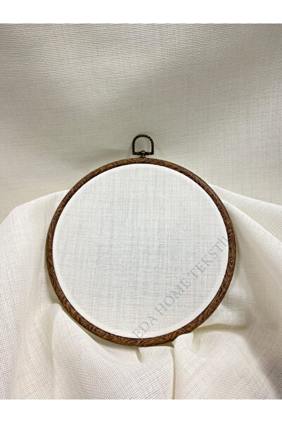 EDA HOME TEKSTİL Linen Punch Etamin Ve Kanaviçe Nakış Kumaşı Ekru (50x160 Cm)