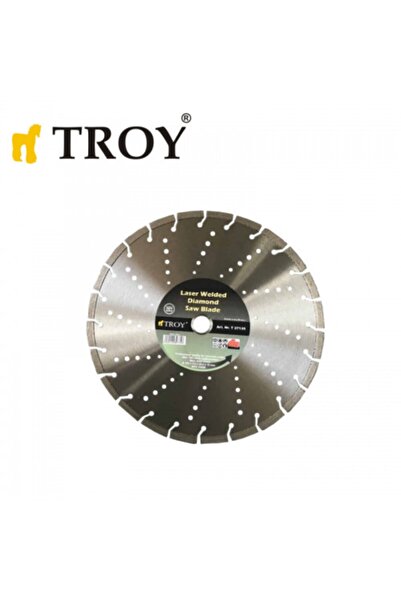 TROY 27135 Elmas Kesici Disk, Beton, Kuru Kesim , 350mm